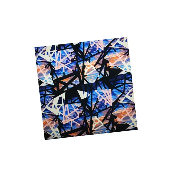 Geometrical Skies Printed Spandex {6}