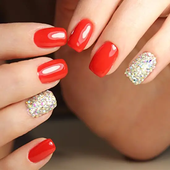 2000 Pieces Flat Back Gems Round Crystal Rhinestones 6 Sizes (1.5-6 mm) with Pick Up Tweezer and Rhinestones Picking Pen for Crafts Nail Face Art Clothes Shoes Bags DIY (Crystal AB) {3}