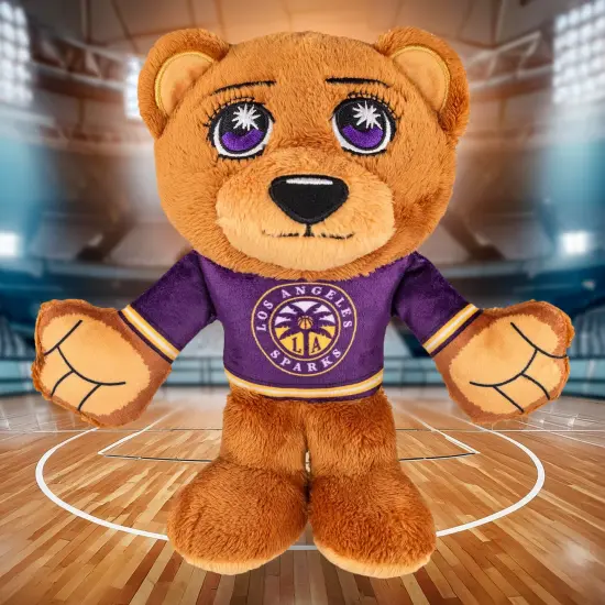 Bleacher Creatures Los Angeles Sparks 8" Kuricha Plush Bear {6}