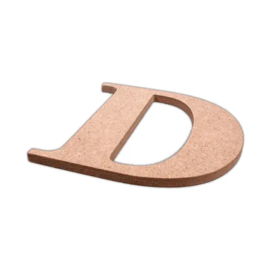 Little Birdie MDF Alphabets Upper Case 4" 1/Pkg-D {3}