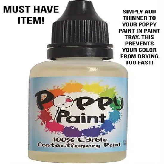 Poppy Paint Thinner Low Concentration Glaze for Detail Painting and Correction {2}
