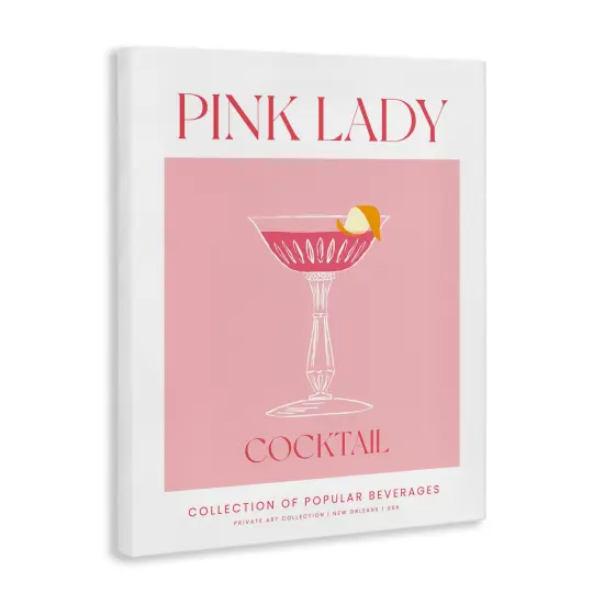 Stupell Industries Minimal Pink Lady Canvas By Lettered and Lined {3}