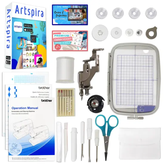 Brother PE900 5" x 7" Embroidery Machine with 5" x 7" Hoop & Accessories {3}