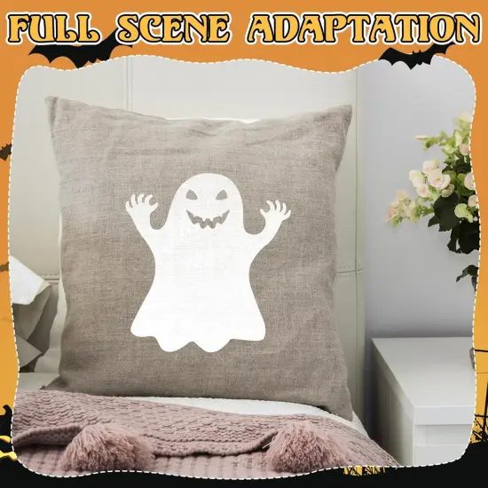 Halloween Stencils for Crafts Reusable for Painting Lawn(Ghost) {3}