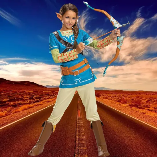 Link Breath of the Wild Deluxe Costume for Kids and Tweens {3}