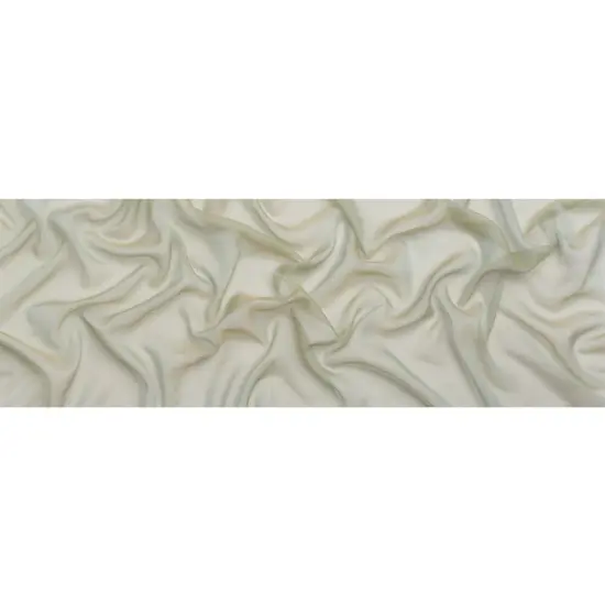 1 Yard Luxury Chiffon Like Silk Voile Fabric 54" Wide Gray & Tan Sheer Silk for Fashion Design {3}