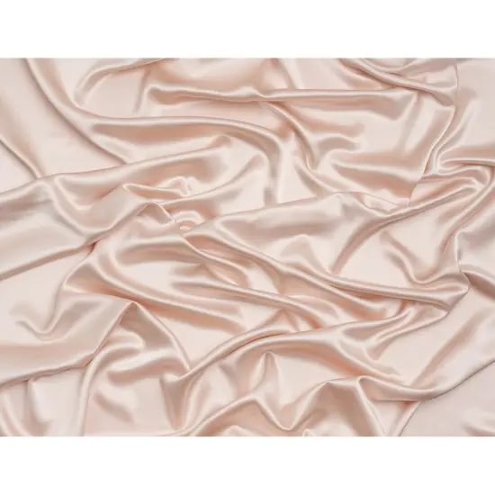 1 Yard Cradle Pink Silk Crepe Back Satin Luxurious Smooth Soft Elegant Fabric 44 inch Width {3}