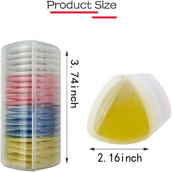 20 Pcs Triangle Tailors Fabric Chalk {2}