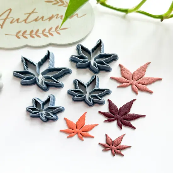 JAPANESE MAPLE LEAF | FALL CLAY CUTTERS {3}