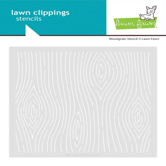 Lawn Clippings Coloring Stencil-Woodgrain {1}