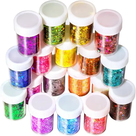 Mixed Fine Chunky Glitter for Crafts {1}