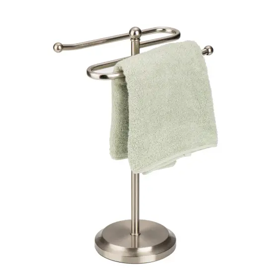 New Classical S Design Fingertip Towel Holder Silver {5}