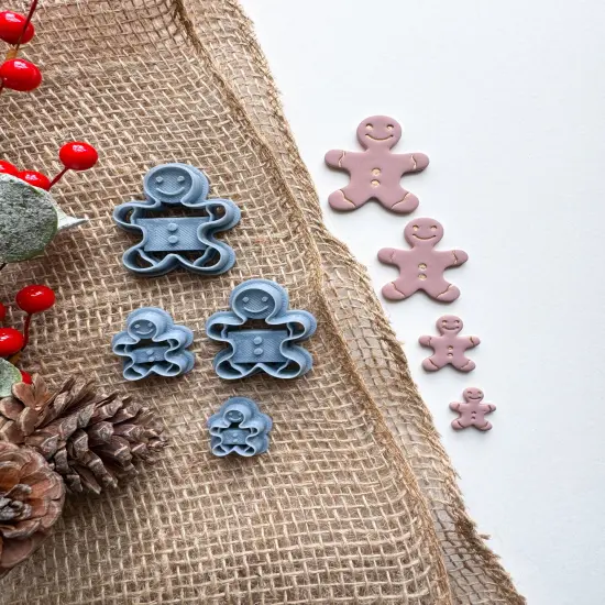 GINGERBREAD MEN | CLAY CUTTERS {4}