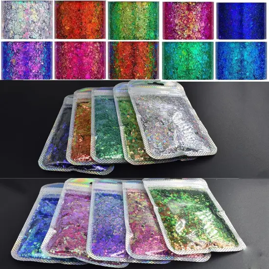 Color Shift Mixed Crafts Chunky Glitter for Tumblers {2}