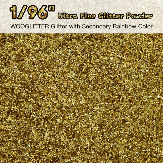 Ultra Fine Gold Glitter, 7.05 Oz (200g) {8}