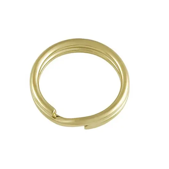 JewelrySupply Split Ring 9mm Gold Plated (10-Pcs) {3}