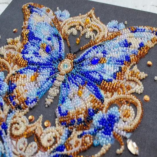 Bead Embroidery Kit - Luxurious sapphire {5}