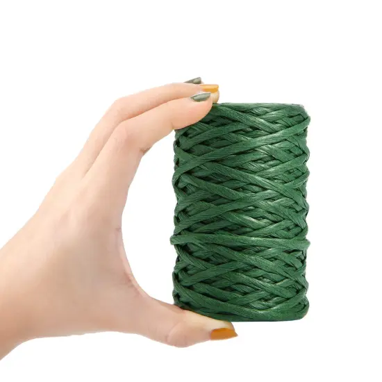 65 Feet Floral Wire Rustic Vine Bind Wire for Craft Wrapping Flower Bouquets(1 Roll,Dark Green) {3}