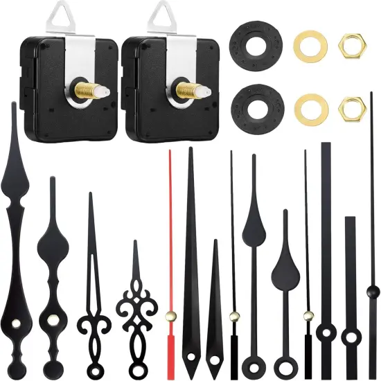 Clock Movement Mechanism with 5 Different Pairs of Hands Clock Repair Parts Replacement {1}