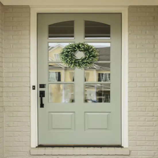 20&rdquo; Wreaths for Front Door,Spring and Summer Eucalyptus Wreath {4}
