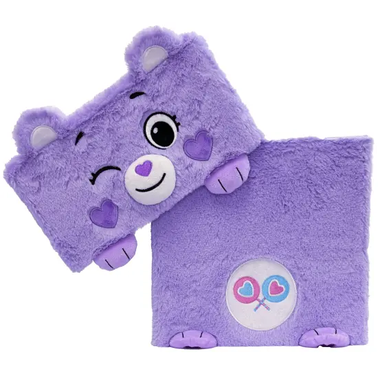 Care Bears: Storables 10" Box - Share Bear - Purple Character Themed Bin, Fabric Storage Container, Opening Top Lid, Holds Toys Books & More, Licensed {4}