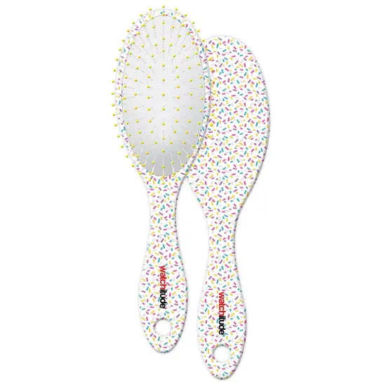 Watchitude: Scented Hair Brush - Ice Cream Cake - Kids Vanilla Scented Stylish Brush, Wet Or Dry Hair, Durable Bristles, Soft Touch Rubberized Finish {3}