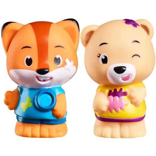 Timber Tots: The Magic Tree House - 16pc Nature Playset, 2 Animal Figurines, Toy Car & Furniture Accessories, Pop-Up Room Reveal, Kids-Toddlers 18Mo+ {5}