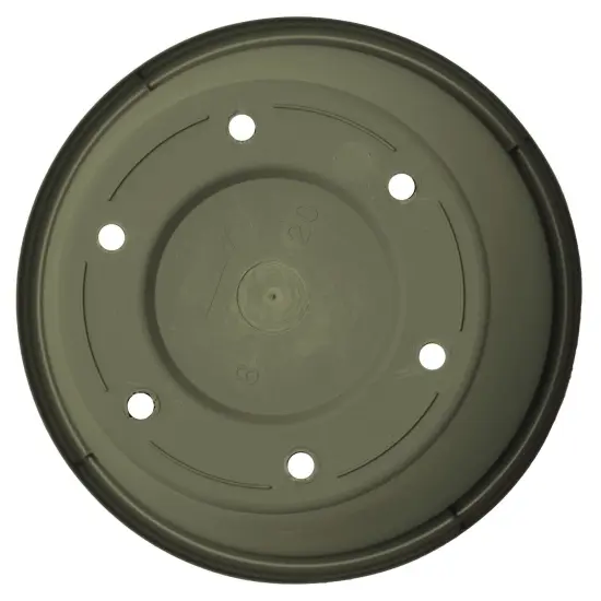 Bloem Terra Pot Planter: 14" - Living Green - Durable Resin Pot, for Indoor and Outdoor Use, Gardening, 5 Gallon Capacity, Saucer Sold Separately {5}