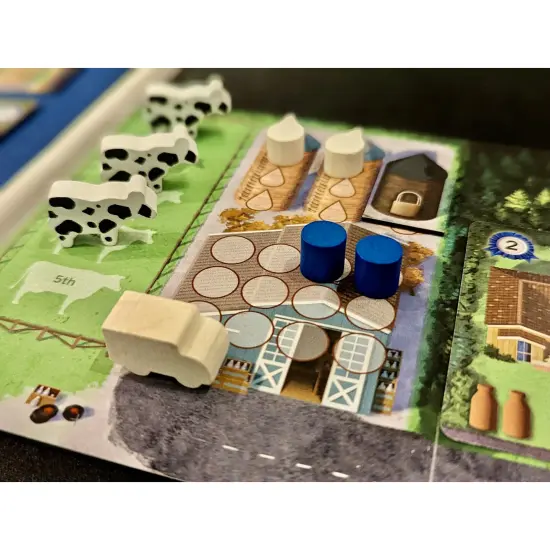Dice Hate Me Games: Milkman - Set Collection Dice Game, Pick-Up & Deliver Strategy Game, Cow Dairy Farm Theme, Family Ages 10+, 2-4 Players, 30+ Min {4}