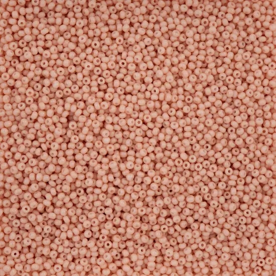 John Bead 11/0 Opaque Dyed Solgel Czech Glass Seed Beads, 250g Light Orange {1}