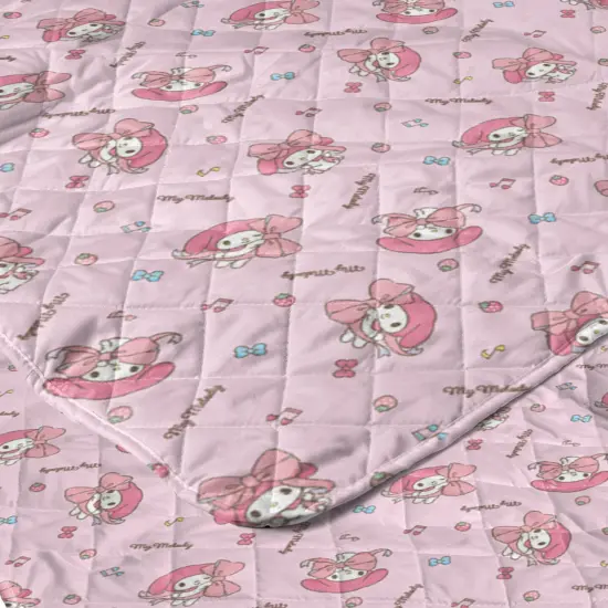 Sanrio Hello Kitty and Friends Quilted Blanket Stripes {3}