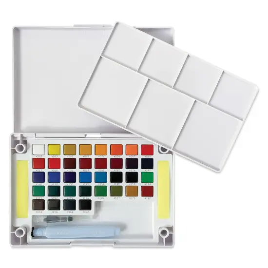 Sakura Koi Watercolor Half Pan - Set of 36 Sketch Box, Assorted Colors {2}