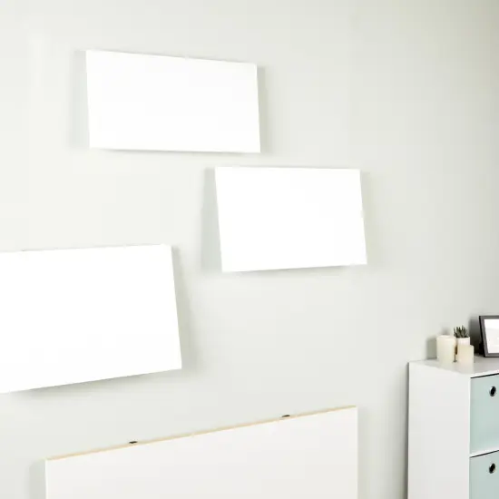 2 Pack Folding Shelf L Brackets, 14 x 6.5 Inches Collapsible Hardware with Locking Hinge for Home, Garage Shelves, Holds 140lbs Silver {3}