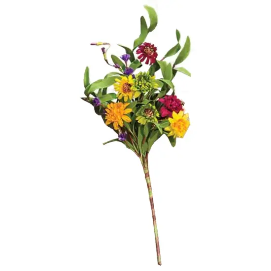 Mixed Prairie Daisy Spray, 18" {1}