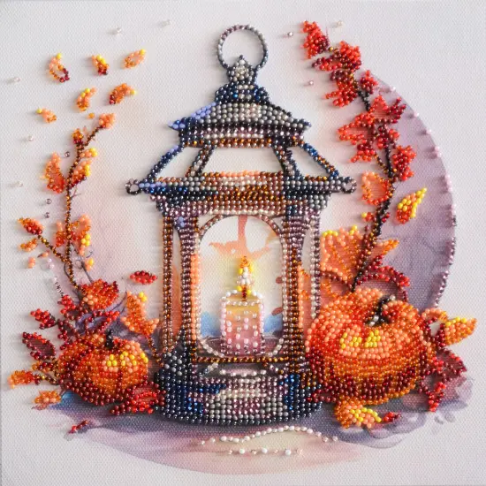 Bead embroidery kit - Autumn light {1}
