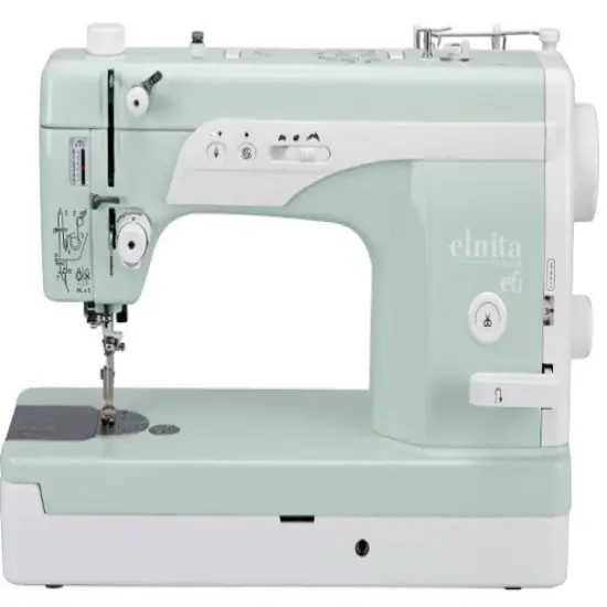 Elna Elnita EF1 High Speed Straight Stitch Sewing Machine {1}