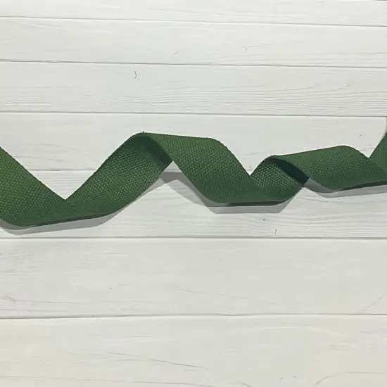 Avocado Cotton Woven Webbing 1.5&rdquo; {1}