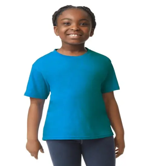 Gildan® Youth Softstyle Short Sleeve Crew Neck T-Shirt SAPPHIRE {1}