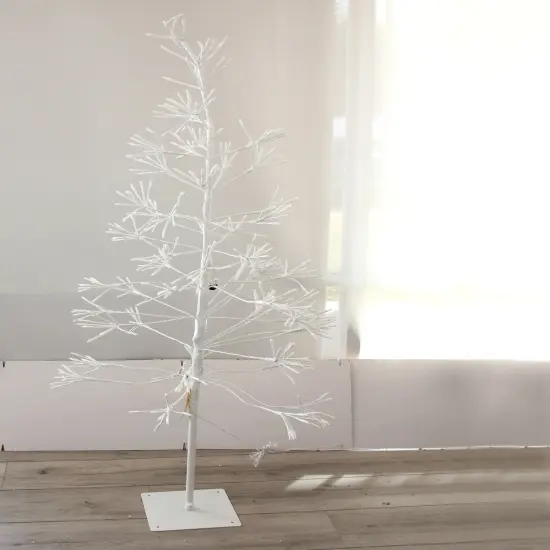 6FT Decorative LED Tree Light with 420 White LEDs &ndash; Outdoor Warm white {3}