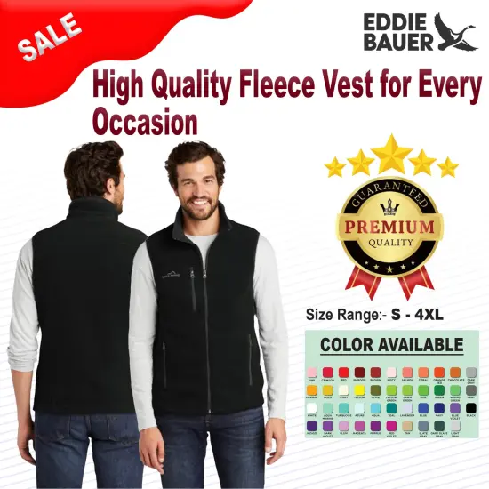 Eddie Bauer&reg; High Quality Fleece Vest for Every Occasion {2}