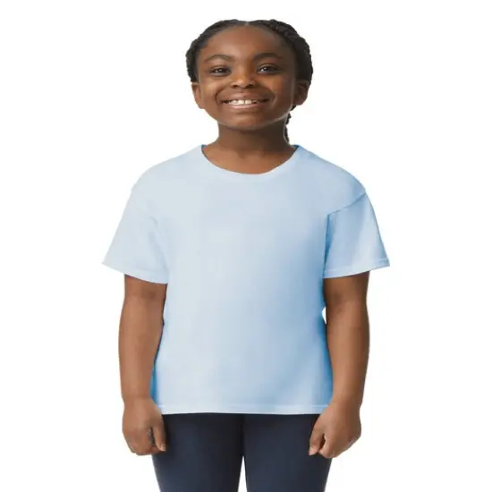 Gildan&reg; Youth Softstyle Short Sleeve Crew Neck T-Shirt LIGHT BLUE {1}