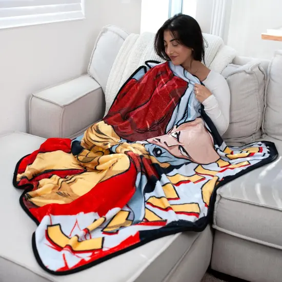 One-Punch Man Fleece Throw Blanket | 45 x 60 Inches {6}