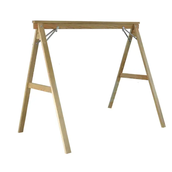 Hershy Way Sturdy A-Frame Stand for Hanging Porch Swings, Durable All Weather Pine, Amish Made {1}