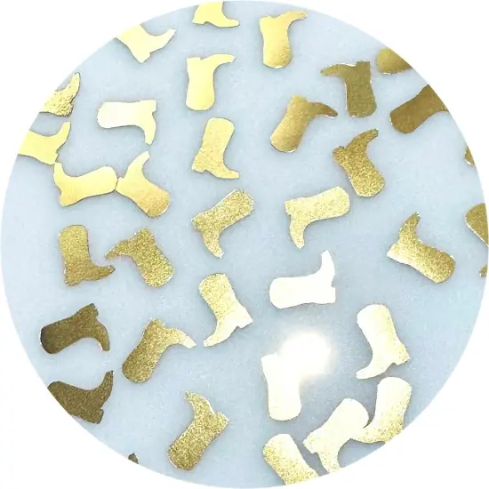 Gold Cowboy Boots {1}