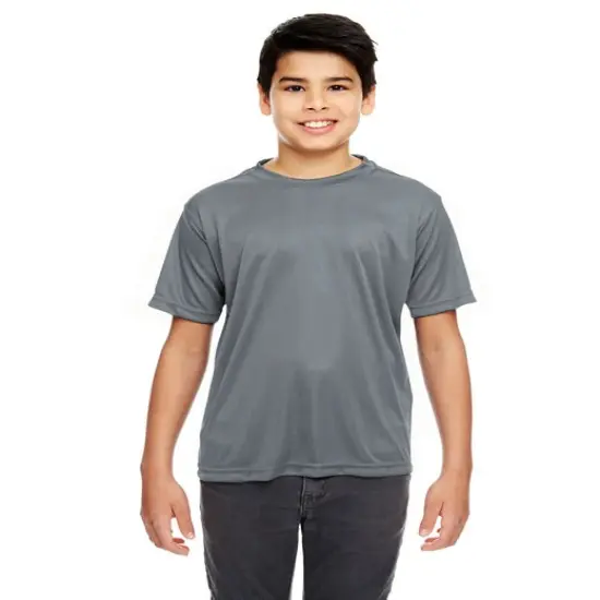 UltraClub&reg; Youth Cool & Dry Basic Performance T-Shirt {3}