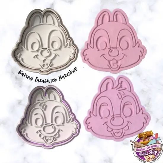 Chipmunk Cookie Cutter and Embosser {1}