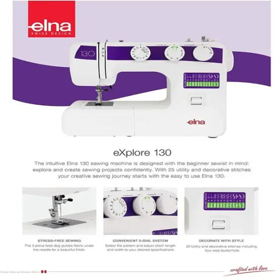 Elna eXplore 130 Mechanical Sewing Machine {4}