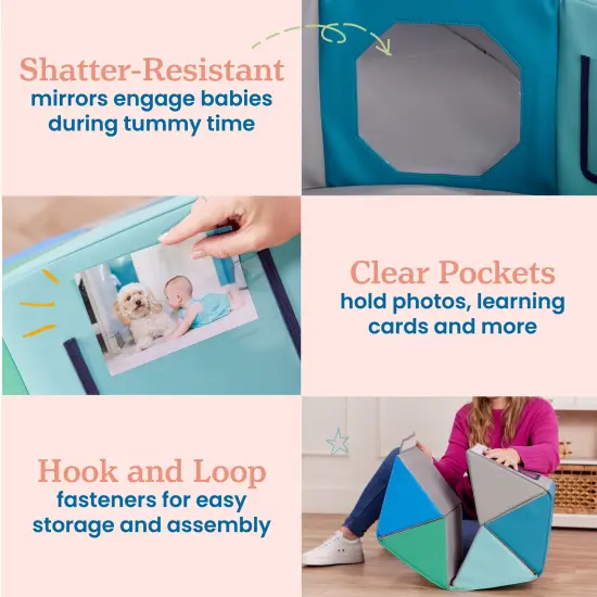 SoftZone Wall of Mirrors, Activity Center Contemporary {6}