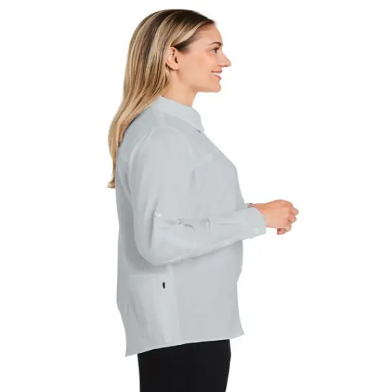 HUK&reg; Ladies' Tide Point Long Sleeve Shirt Black {6}