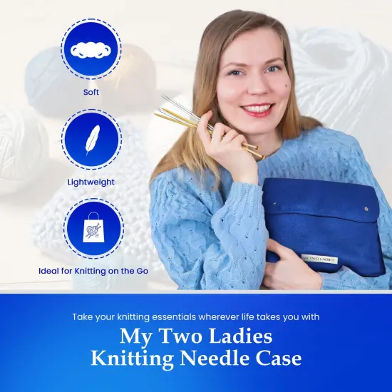 My Two Ladies | 14 Pocket Knitting Needle Or Crochet Hook Case {6}